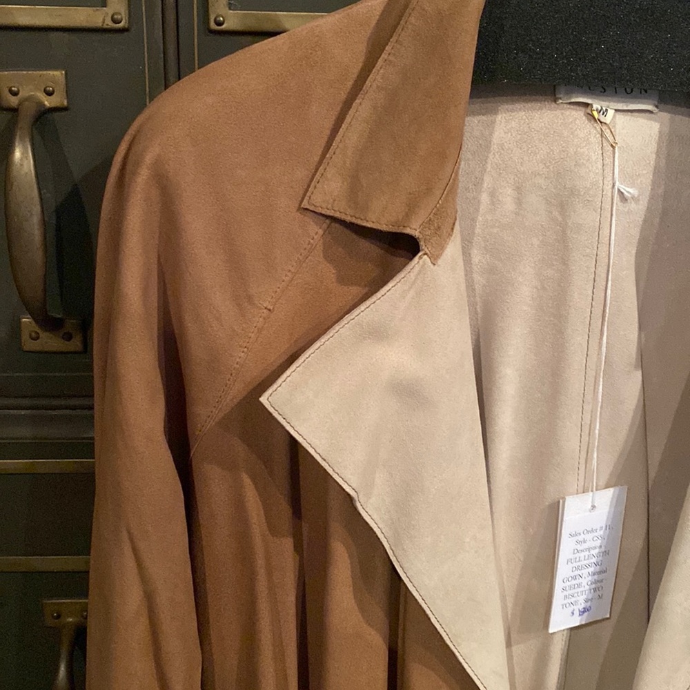 ⭐️ NIGEL PRESTON fine sheepskin suede coat - Picture 3 of 12